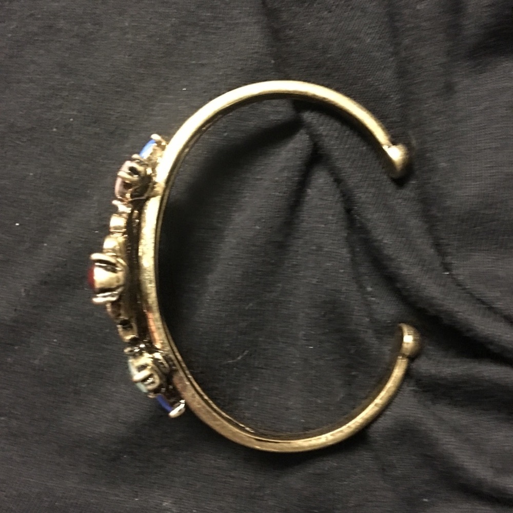New Rhinestone Bangle Cuff Bracelet - Picture 3 of 7